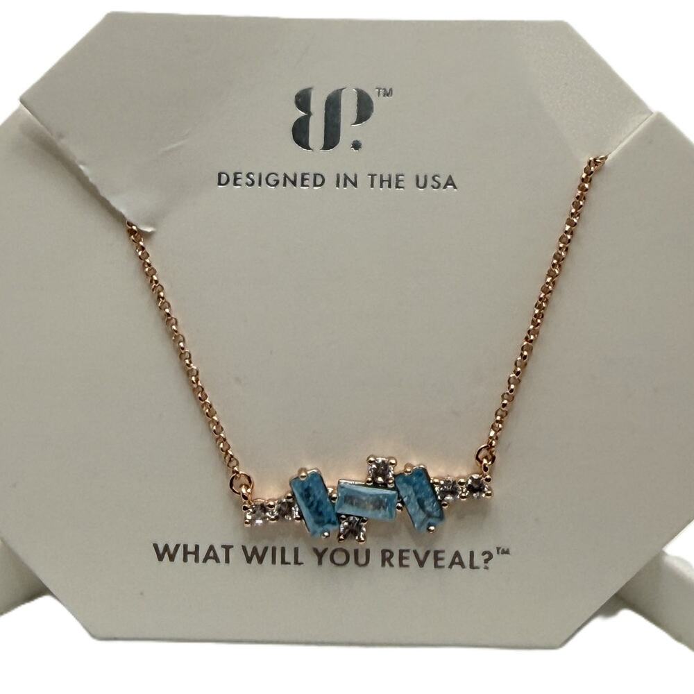 Bomb Party 2024 March Birthday Collection – Bella's Bar Necklace (RBP7284)